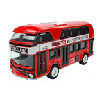 Poschodový autobus s napínacím pohonom